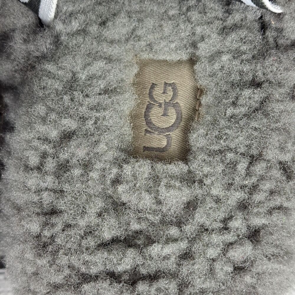 UGG Australia Fluff Yeah Women's Size 5 US Gray Slide Slingback Sandals - Picture 6 of 10